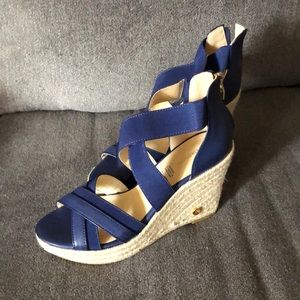Liz Claiborne wedge sandals. Size 9